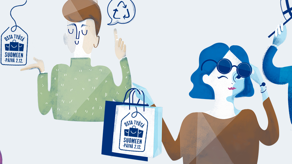 Testaa tukevatko sinun ostoksesi suomalaista työtä?