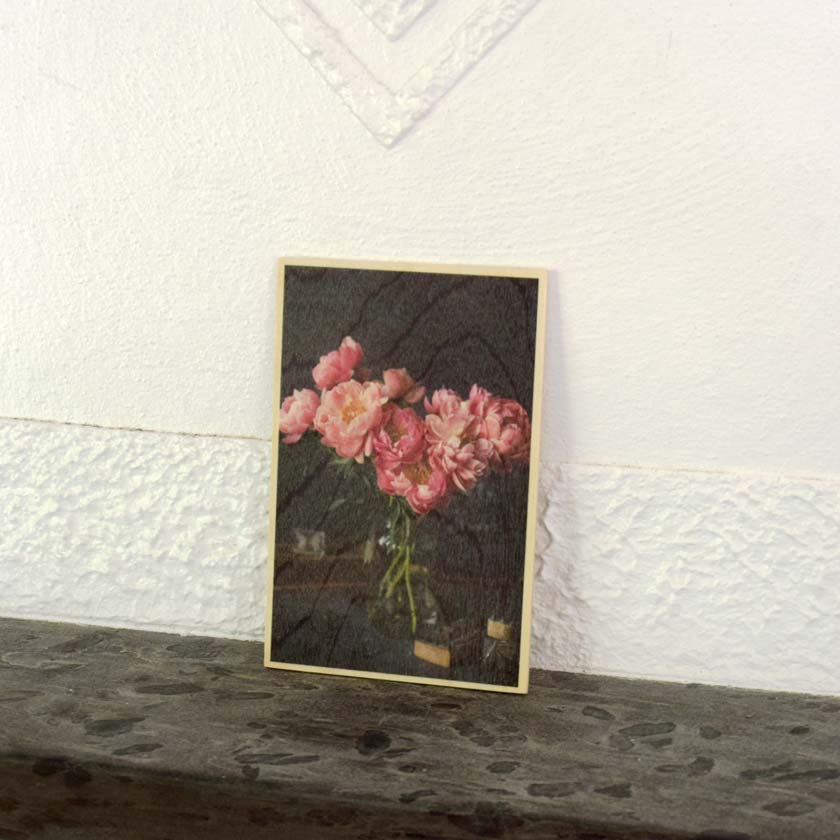 Puinen kortti Kreetta Järvenpää Plywood Print Few Things I like A6 postikortti