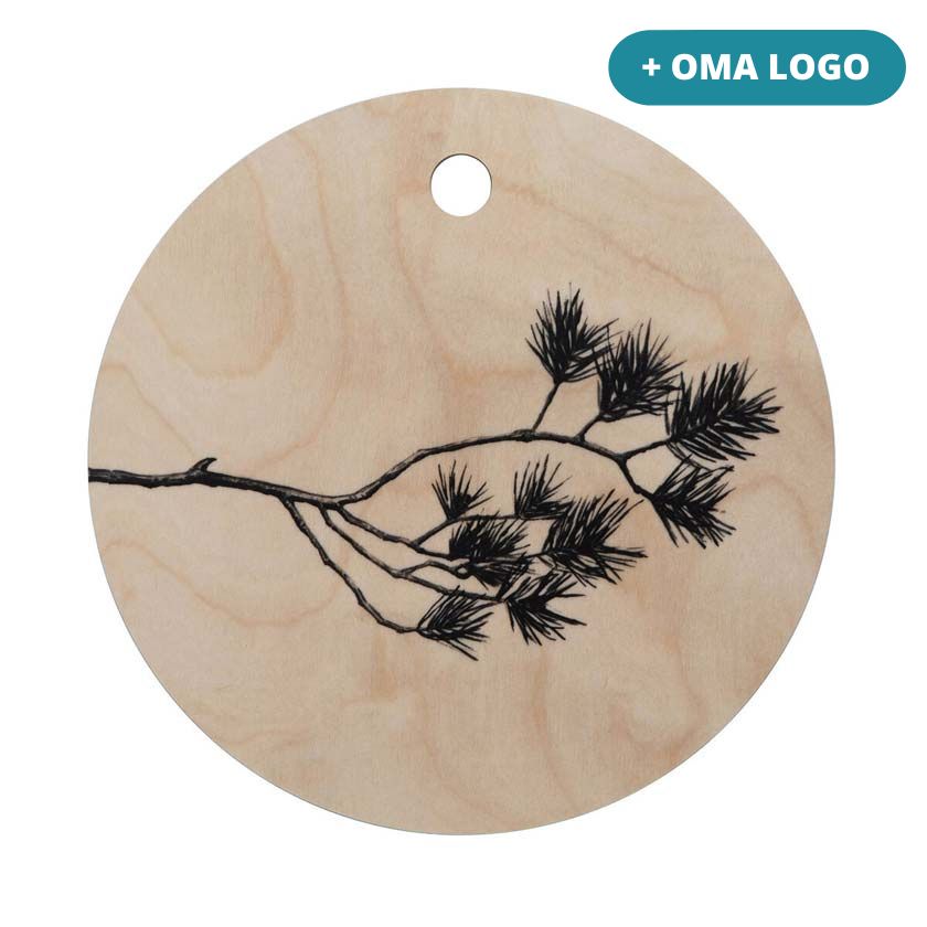 Liikelahja logolla Havu leikkuulauta