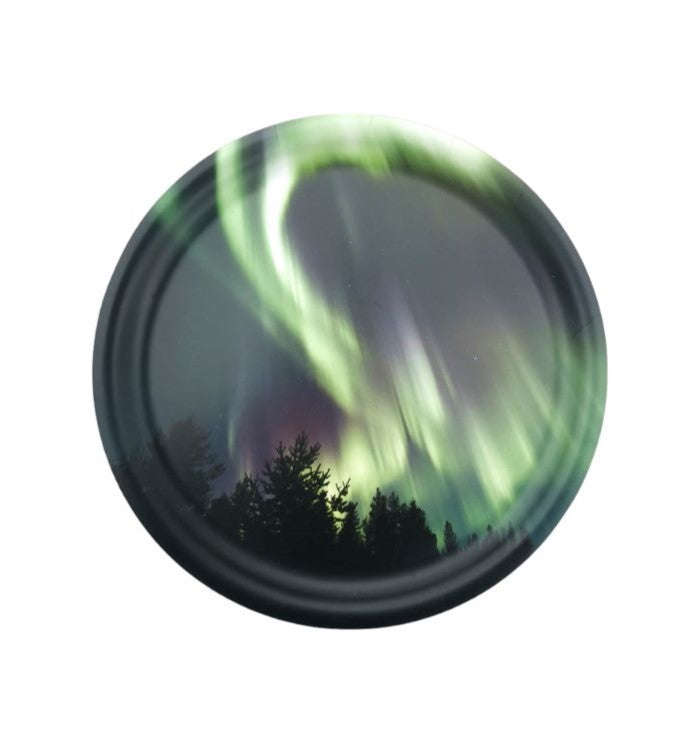 Revontuli tarjotin puu pyöreä, lahja ulkomaille, Finnish design, The Finland Shop