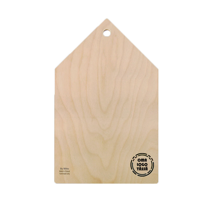 Liijkelahja oma logo Miiko leikkuulauta