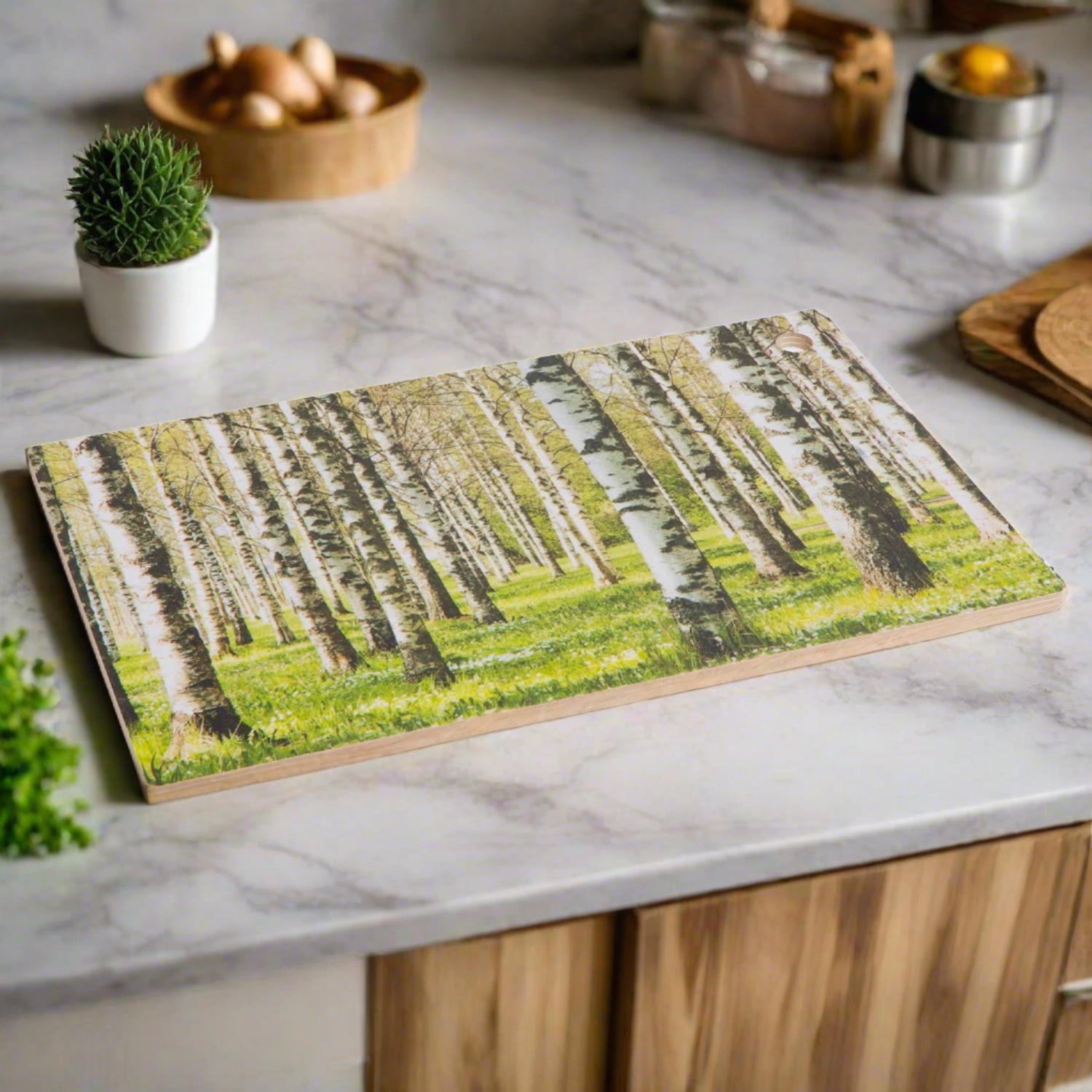 Suomalainen lahja Koivumetsä leikkuulauta Miiko The Finland Shop