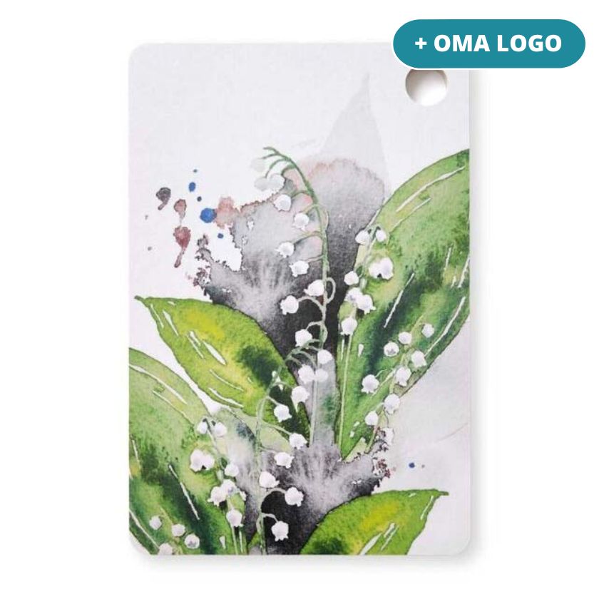 Liikelahja logolla Kielo leikkuulauta Ester Visual suomalainen design puuta