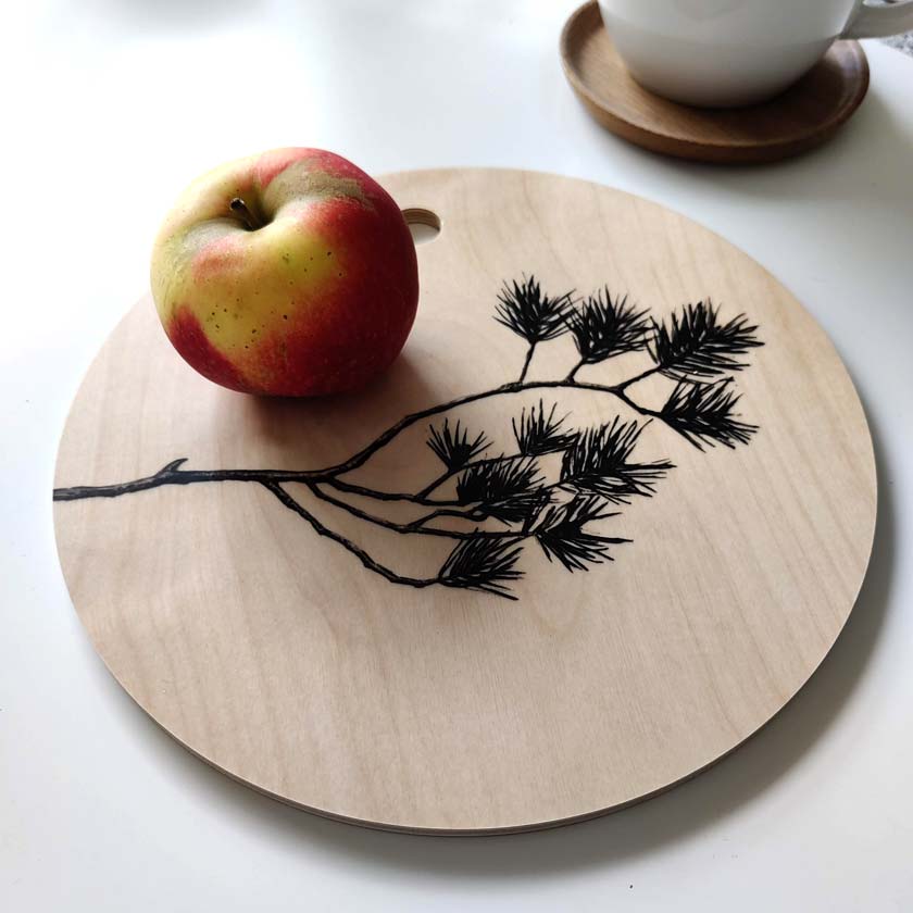 Havu leikkuulauta pyöreä Miiko design