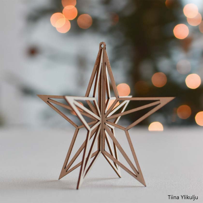 Valona design Koivukristalli tähti