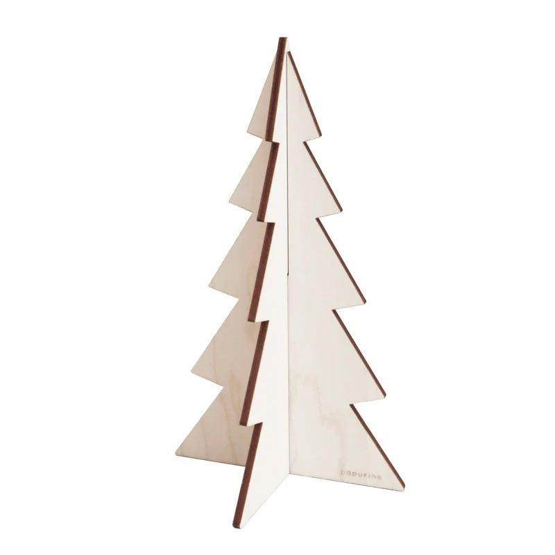 Puiset pöytäkuuset setti – 1 iso + 2 pientä koristekuusta | Papurino