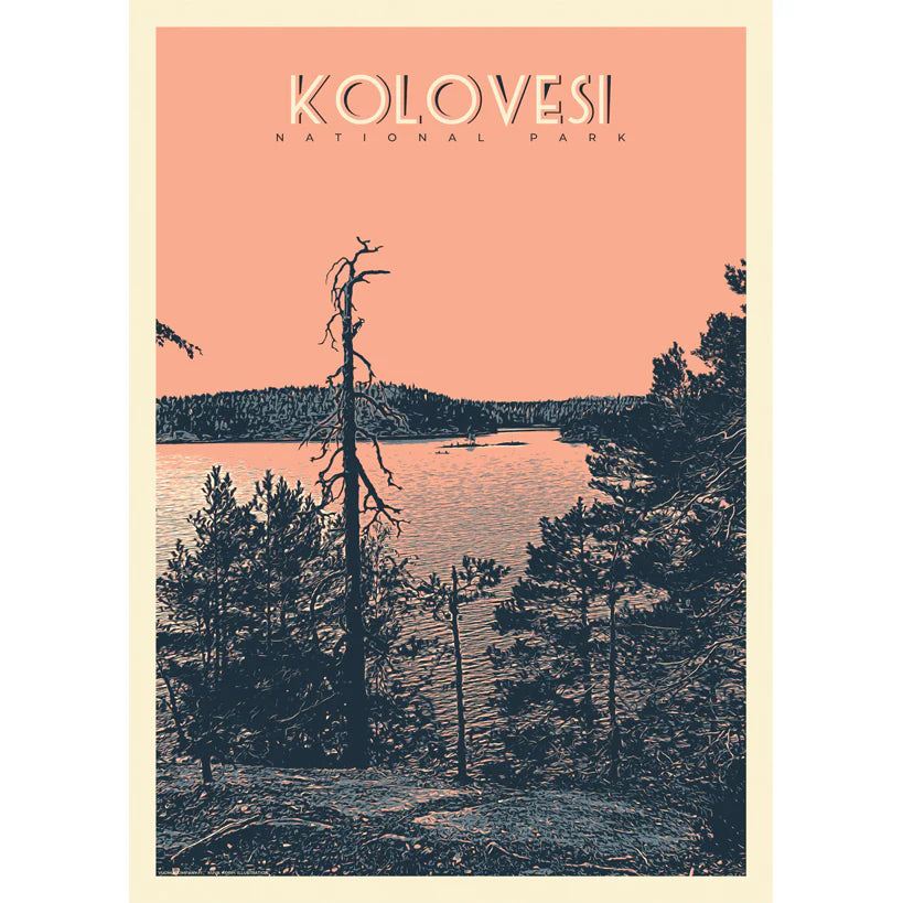 Suomen kansallispuistot, juliste