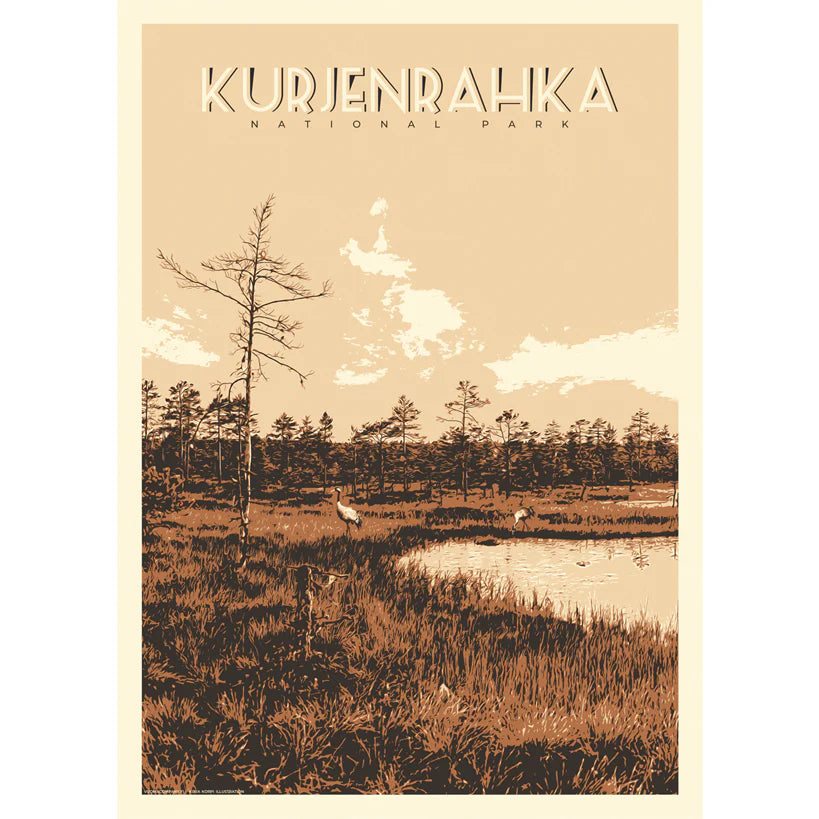 Suomen kansallispuistot, juliste