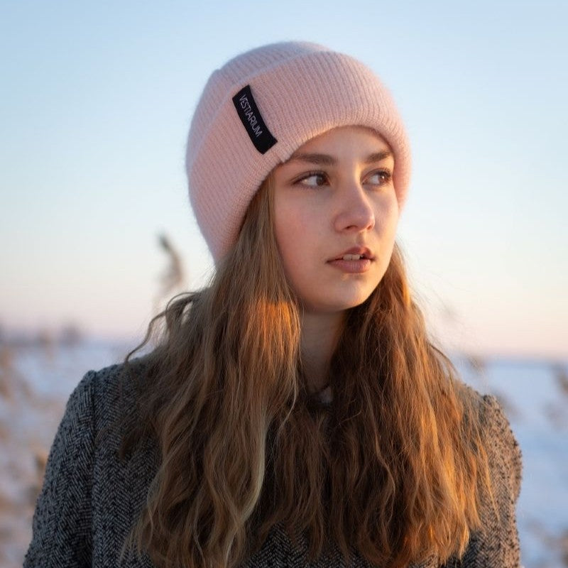 Mohair Beanie, warme und weiche Wollmütze für kalte Tage im Winter, hergestellt in Finnland, The Finland Shop