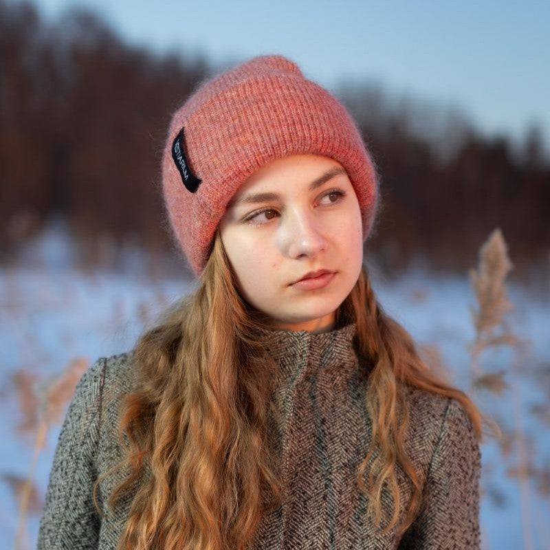 Mohair Beanie, warme und weiche Wollmütze für kalte Tage im Winter, hergestellt in Finnland, The Finland Shop