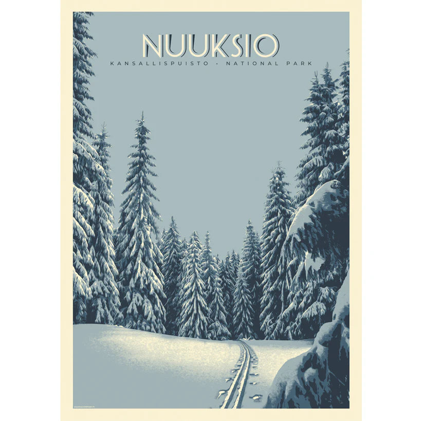 Suomen kansallispuistot, juliste
