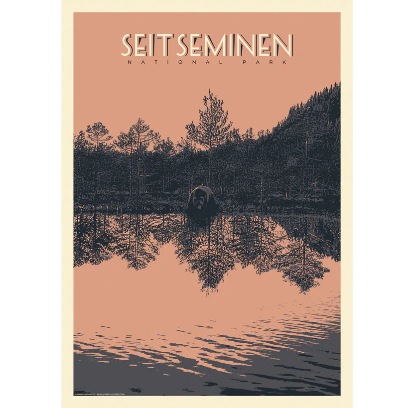 Suomen kansallispuistot, juliste