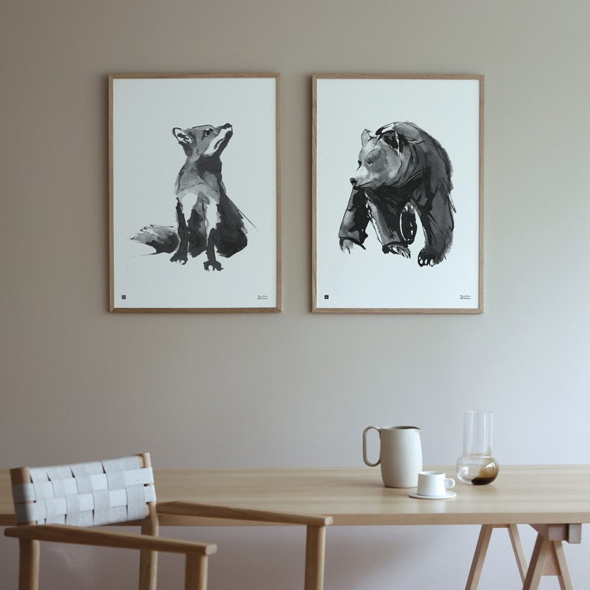 Teemu Järvi Kettu juliste suomalainen design mustavalkoinen kuva 