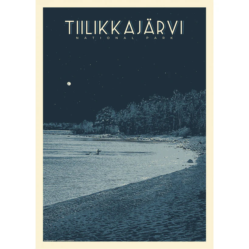 Suomen kansallispuistot, juliste