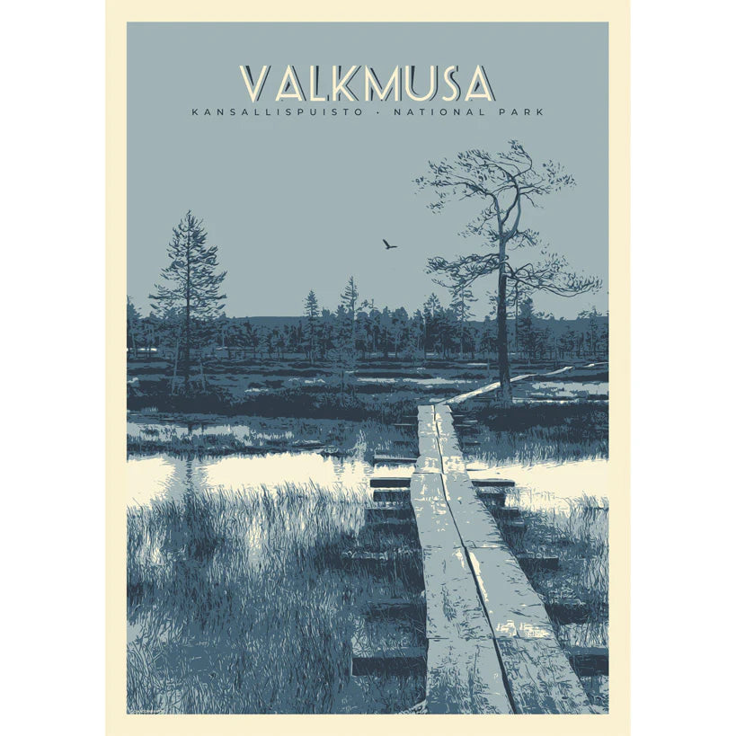 Suomen kansallispuistot, juliste