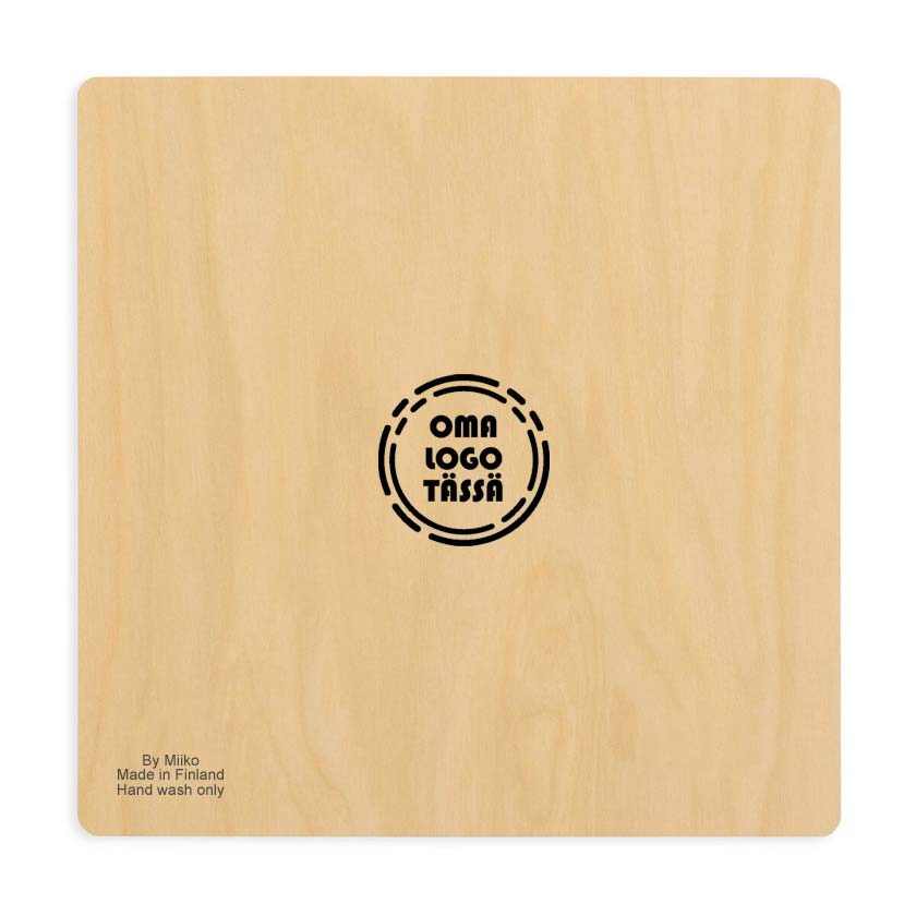 Hirvi pannunalunen logolla