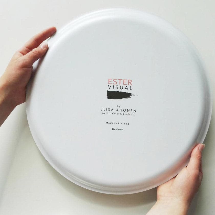 Ester Visual pyöreät tarjottimet takaa