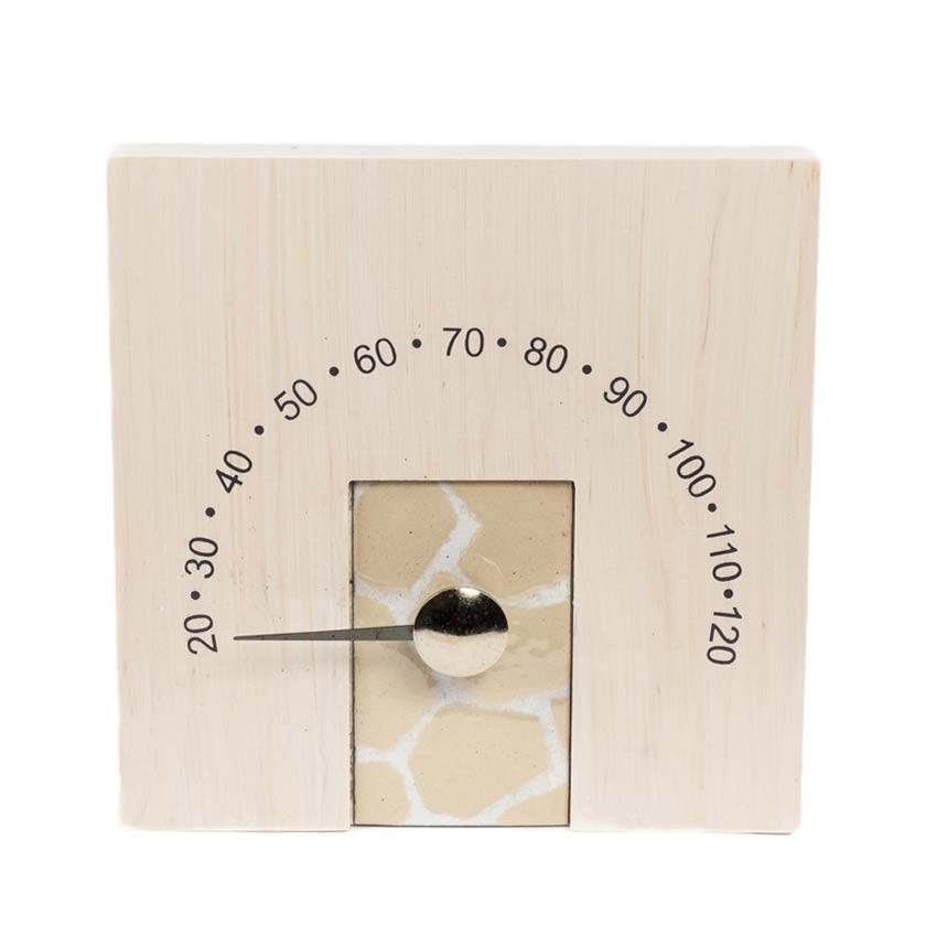 Valkoinen saunamittari löylymittari