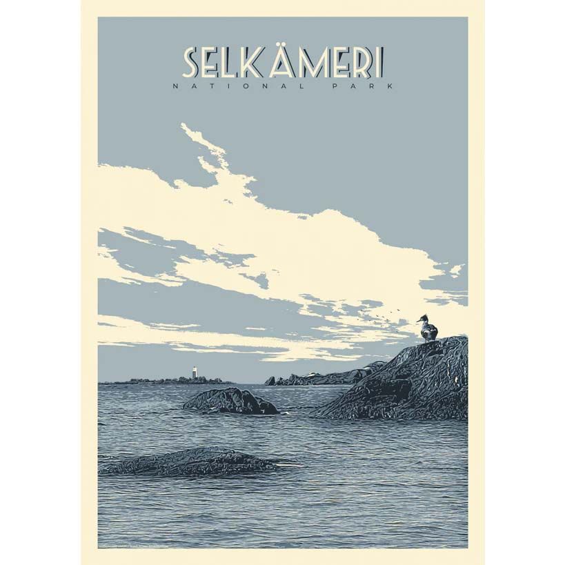 Selkämeri kansallispuisto juliste 50 x 70 cm