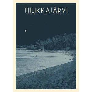 Tiilikkajärvi kansallispuisto juliste 50 x 70 cm