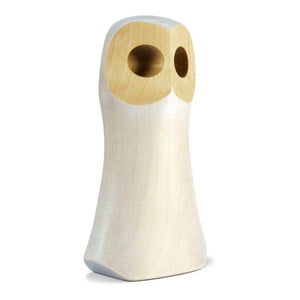 Tunturipöllö figuuri puinen koriste Kivalo Design